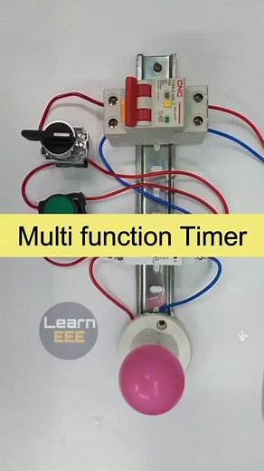 #Electric Multifunction timer,with help of this multifunction timer,we can control our control our output 10 ways …