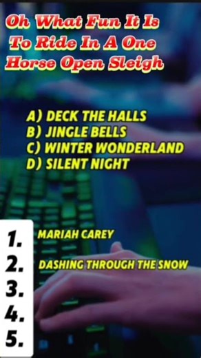 Can you name these Christmas Songs? quiz quiztime... #Shorts #barttales10