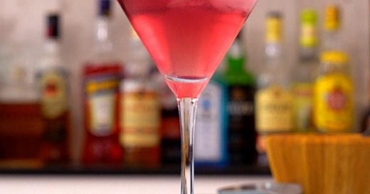 Cocktail vodka grenadine