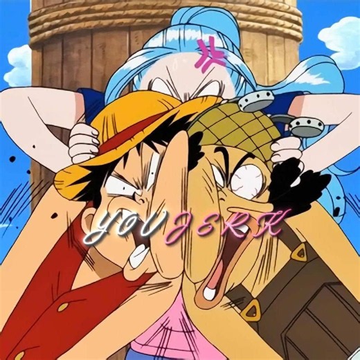 Luffy and Usopp Try to Fish with a Duck — One Piece Clip