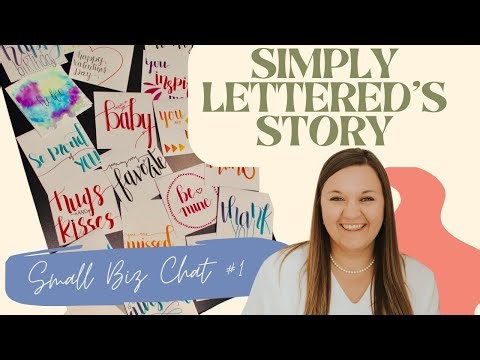 Simply Lettered Small Business Chat | Expanding the Business in 2026 | Greeting Cards to Curriculum