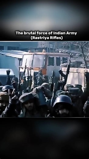 The brutal force of Indian Army (Rastriya Rifles) 💀|| #shorts #military #viralshorts