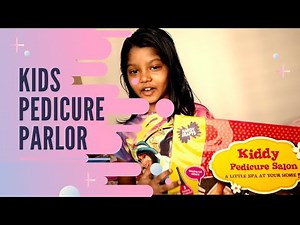 Kids pedicure parlour at Home. DIY Spa Kit for Kids. Kids Fun activities. Rakshdow