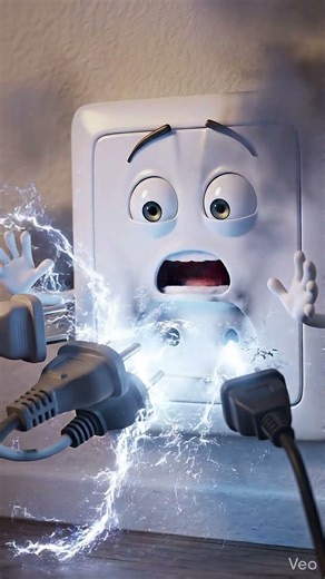 This Wall Socket Almost Caused a Disaster ⚠️#ObjectTalk #PixarStyle #ElectricalSafety #PowerSocket