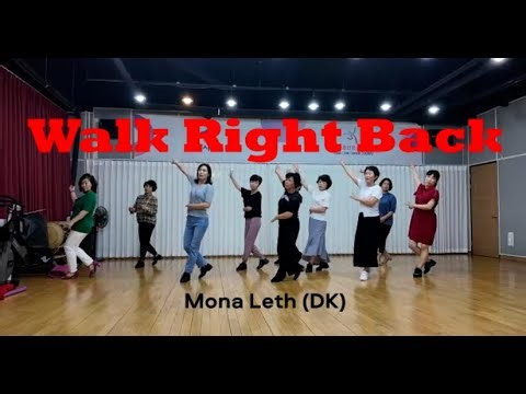 Walk Right Back Linedance demo Beginner @ARADONG linedance #아라동 #ARADONG