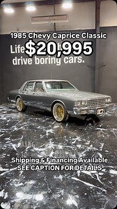 1985 Chevy Caprice Classic - Odometer reading- 82K - Financing available- $275 Monthly W/10% Down WAC - Worldwide shipping - Pictures and videos on rollingmuseums.com - Price- $20,995 - Price- W/O Rims $17,995 Services Provided Classic Car Sales, Buying, Consignment, and Repair Rolling Museums Huntville AL 35806 256-621-7922- (Shop Cell) FaceTime Available 256-801-4409- (Landline) Mon-Fri 9am-5pm CST . . . . #chevy #chevrolet #camaro #americanmuscle #chevytrucks #chevynation #chevyrunsdeep #zl1 