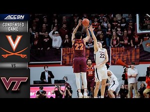Virginia vs. Virginia Tech Condensed Game | 2021-22 ACC Men’s Basketball