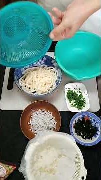 しらすと大根おろしで簡単ぶっかけうどん作ってみた！