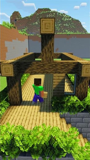Minecraft Easy Survival House Tutorial 🏠 #minecraft