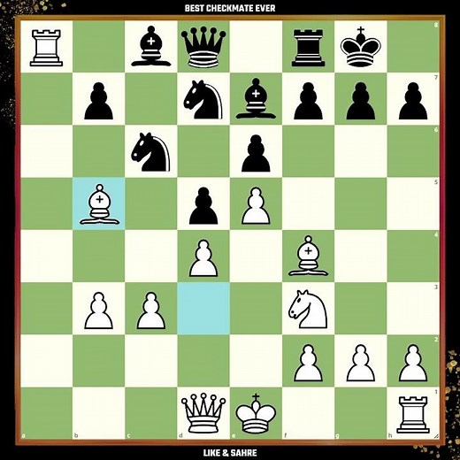 Best checkmate ever 😱 #chess