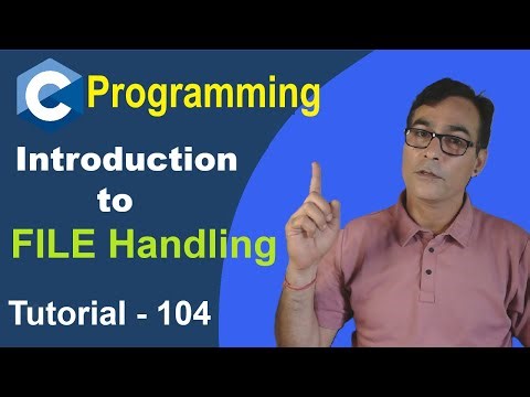 File Handling in C Programming | Create📁Opening📂Reading📁Writing📂Closing | C Language Tutorial - 104