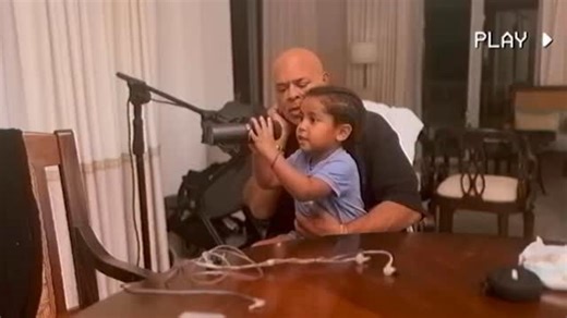 BTS of the most precious feature ever, Ever James. He intros our new song Coritos de Nochebuena and tried to sneak a little Coritos de Fuego in there. LOL. You can listen to both of those on all platforms. I can’t wait to show this to him when he’s older. | Israel & New Breed