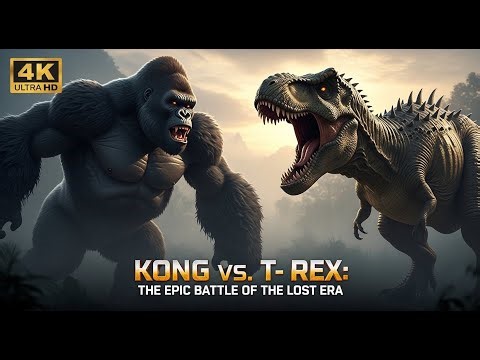 KONG VS. T- REX: The Epic Battle of the Lost Era