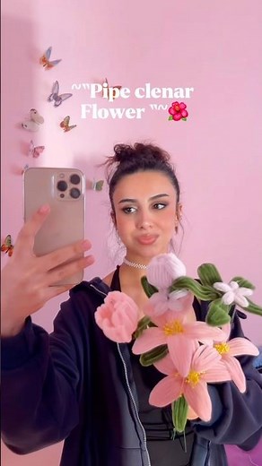 DIY Pipe Cleaner Flowers: The bouquet that lasts forever 🌸 #diy #trend