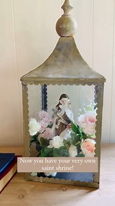 Decorate a saint shrine for your home! ​ ​We love this idea because it easily works in all seasons, for indoor or outdoor use, and the possibilities are endless! You can mix things up and add candles, a flower vase, or even prayer cards around the lantern to make it an attractive faith-inspired focal piece for any space. The most important thing is for the saint statue to help raise your mind and heart to God. ​ ​If you make a saint shrine, be sure to tag us (@catholiccompany) and we'll be shari