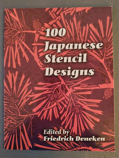 100 Japanese Stencil Designs, Book Edited by Friedrich Deneken, Dover Publications - Etsy