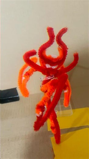 Pipe cleaner stick, figure number one of the day #art #stickfigure
