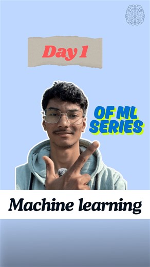 ML PAGLU on Instagram: "Day 1 | Machine Learning Series What is Machine Learning? 🤖 Simple words. No jargon. No fear. If you're starting from zero, this series is for you. Follow for Day 2 👀 #day1 #machinelearning #séries #fyppage #viralreels❤️ #reach #techreels"