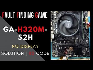 GA-H320M-S2H NO DISPLAY SOLUTION | 00 ERROR CODE SOLUTION | #motherboardrepair #desktoprepair