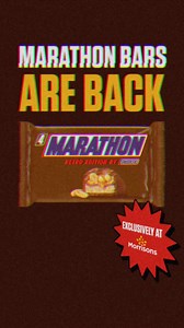 Feeling nostalgic? The Marathon Bar is back. Available at @morrisons. Limited stocks. | Snickers UK