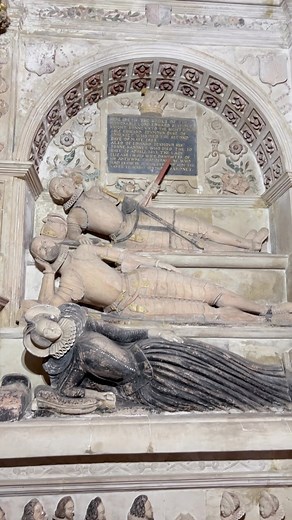 St Mary’s Church in Berry Pomeroy is home to the Seymour Chapel. This magnificent monument marks the burial place of Edward Seymour, son of the Protector Somerset; his son, Lord Edward Seymour who died in 1593; and the latter’s wife, Elizabeth Champernowne. | On the Tudor Trail- Retracing the steps of Anne Boleyn