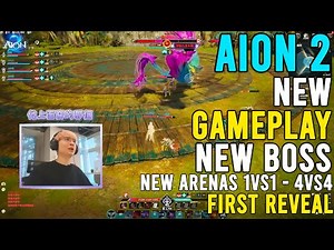 AION 2 New Boss Fight | PVP Arenas | Sorcerer, Chanter, Gladiator, Cleric Gameplay