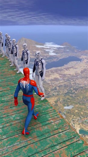 GTA 5 Red Spiderman vs Color Minions Epic Ragdoll Chaos with Euphoria Physics Ep 271