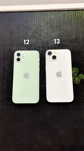 iPhone 12 Vs iPhone 13 || Reboot Up Speed Test! #shorts