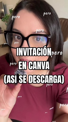 Cómo descargar y compartir invitación con movimiento en Canva