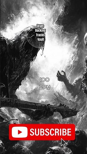 100 BPM Black Metal Drum Backing Track