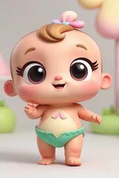 funny carton baby dance