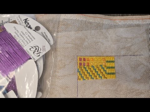 Let's Talk Needlepoint - Intro, Tutorial, and Stitch With Me