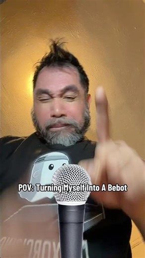 ☝🏽🎤🫤#POV: Turning Myself Into A #Bebot #TheBlackEyedBebot👉🏽#Me: #ShreddedBeyondABSolute #Trend