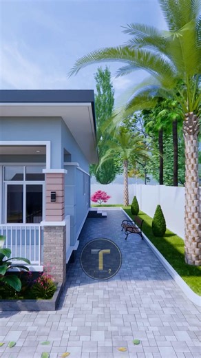 Simple 2-Bedroom House Design | Tiny House Interior and Exterior Tour