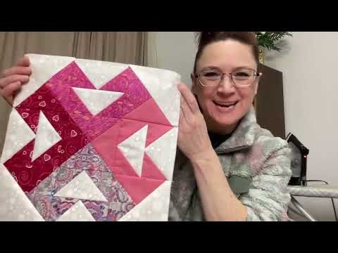 Sew-Along "Hearts Around” 12.5-inch Quilt Block