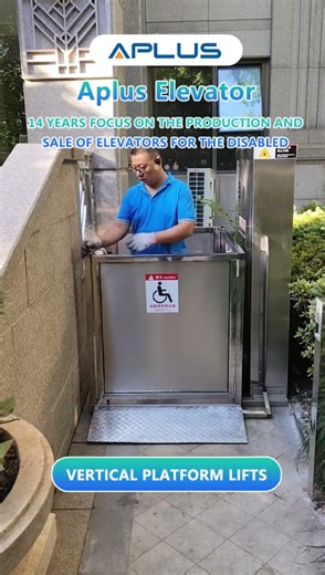 Wheelchair lifts make life better#wheelchairlift #lift #disabledlift #elevator #stairlift #aplus