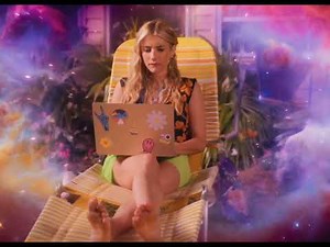 Emma Roberts's feet - Space Cadet 2024