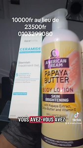 Deal de 🔥 sous 24h Livraison sous 24h Lait Papaye 10 000 F = Kojie San 135 g Crème visage Face Facts OFFERTS ✨ Hydrate, unifie, réduit boutons & taches. → Écris-nous maintenant en Inbox Ou Sur WhatsApp au 0103299080 ! #MHTMultiServices #DealDuJour #PapayaLotion #KojieSan #FaceFacts #PeauLumineuse #Abidjan #BonPlan Lait uniquement sur le corps Savon corp et visage Crème gel uniquement sur les imperfections | MHT MULTI services