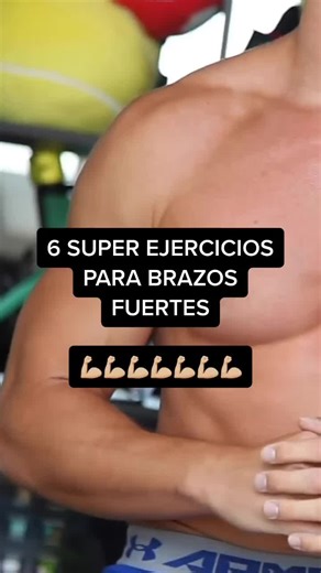 Consigue unos brazos fuertes con estos ejercicios #brazosfuertes #armworkout #fitnessencasa