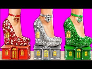 One Colour house challenge Ruby vs Emerald | funny Diamond Prank Wars by