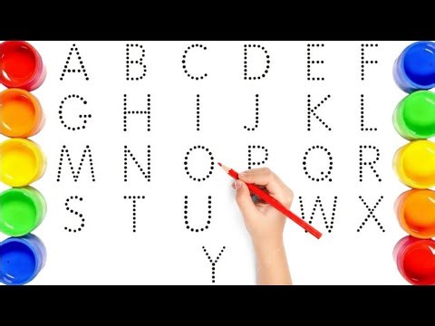 ABC A to Z | 1 to 30 Counting | 2D Shapes | Coloring Pages | Dotted Writing | Kids Learning Video