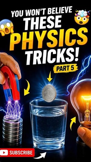 Physics Are Amazing 🤩😍 | Crazy Science Facts & Experiments part 5#physics #viral#shorts#fyp#facts