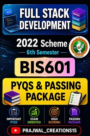 BIS601 Full Stack Development VTU Important Questions & Previous Year Papers🔥 #vtu#vtuexam#vtupapers