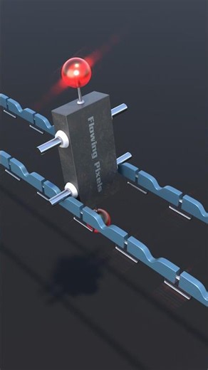 The most satisfying conveyor loop you'll see today #satisfying #animation