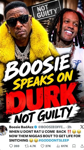 Lil Boosie Speaks On Lil Durk’s NOT GUILTY Verdict — “If You Wanna Come Home, Don’t Rat!” 👀🔥