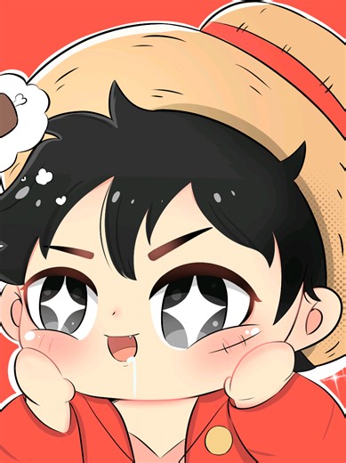 Monkey D. Luffy Chibi Fanart Drawing