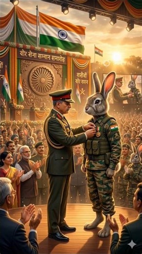 😎 Rabbit Army Power 🔥 | Border Story #cartoon #shortvideo #funny #story