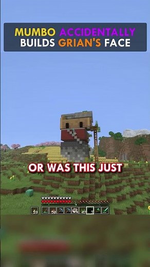 Mumbo ACCIDENTALLY Builds Grian's FACE