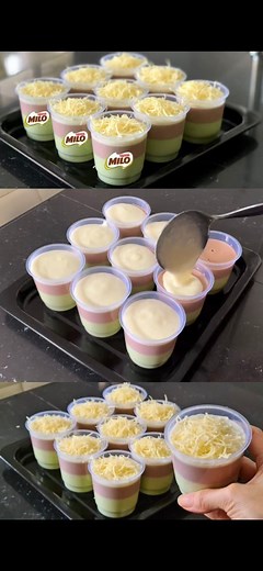 Puding kesukaan anak-anak. Puding alpukat milo dengan vla keju 😍😍 Supaya gak pahit pastikan alpukat sudah matang ya bun. Ini dapat 9 cup @ 150 ml, order cup https://s.shopee.co.id/4q6pFcwQk6 #pudingalpukat #pudingmilo #pudingalpukatmilo #pudingalpukatmilokeju | Cooking with Hel