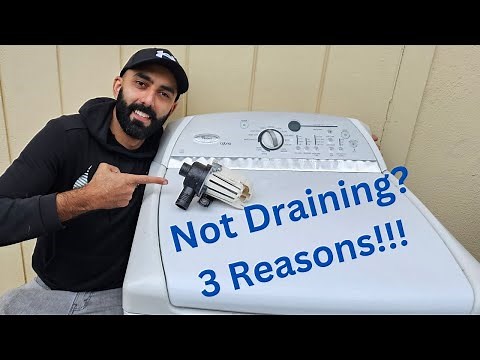 Top 3 Reasons Your Whirlpool Cabrio Washer Is Not Draining!